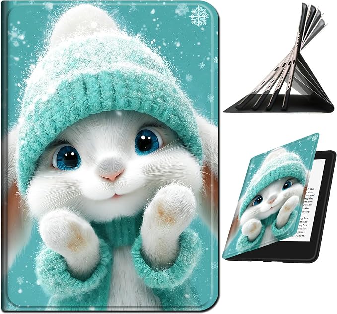 Case for Samsung Tab S10 Ultra/S9 Ultra/S8 Ultra 14.6" 2024/2023/2022 | Slim Leather Smart Cover with Multi-Angle Anti-Slip Stand [Auto Wake/Sleep] Shell for Women Men, Green Clothes Rabbit
