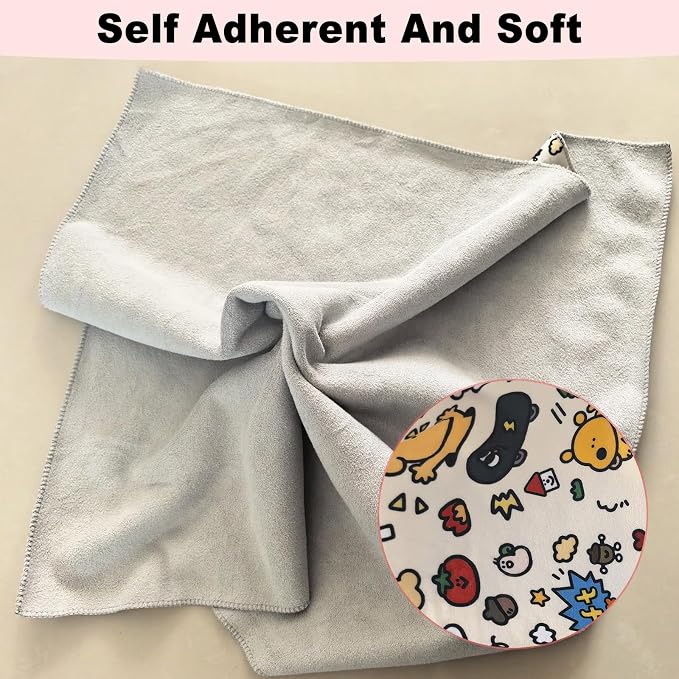 Cat Grooming Wrap for Nail Clipping Medicine, for Cats up to 15lbs | Soft Self-Adhesive Restraint Blanket for Aggressive Cats, Anti-Scratch Bite Wrap for Teeth Brushing & Ear Cleaning