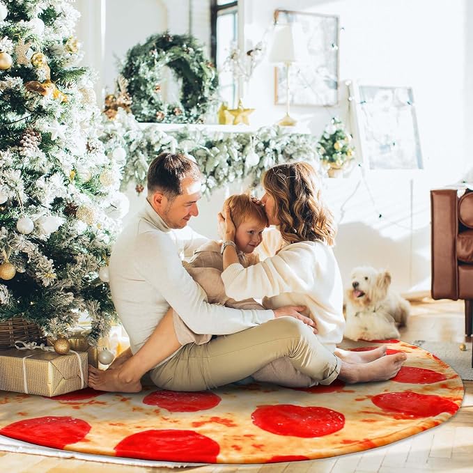Bnuitland 71 Inches Pizza Funny Blanket, 300 GSM Double Sided Giant Funny Novelty Realistic Food Blanket for Adults and Kids, Super Soft Flannel Throw