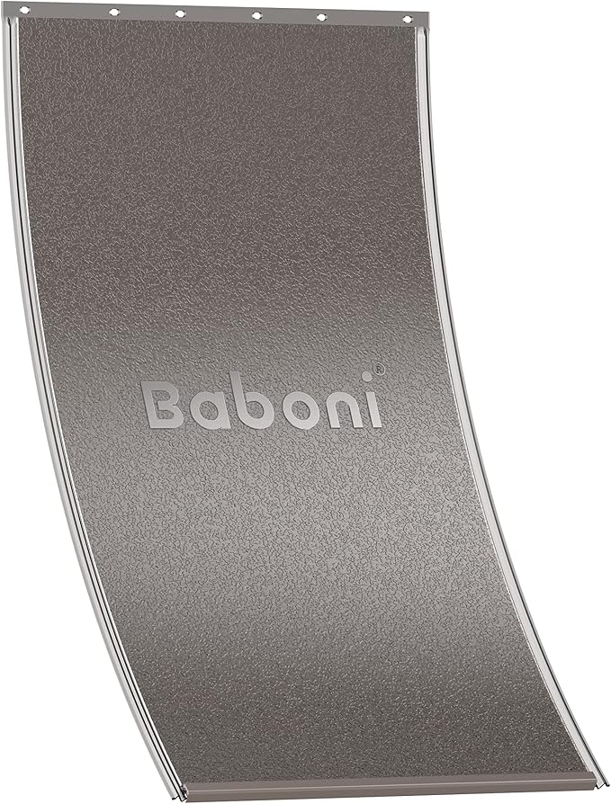 Baboni Replacement Flap for Baboni Metal Dog Doors Including Screws,Brown Magnetic Strip,X-Large (23 19/32 in x 13 19/64 in)