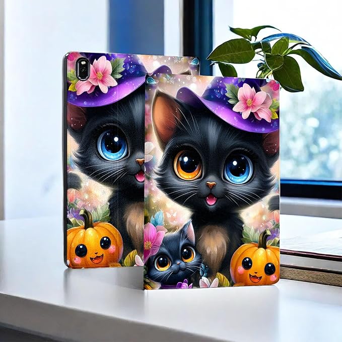 for Samsung Galaxy Tab S6 Lite 10.4" 2020/2022/2024 (SM-P620/P625/P613/P619/P615/P610) Tablet Case,Auto Wake/Sleep,Adjustable Stand Protective Cover - Corgi Floral