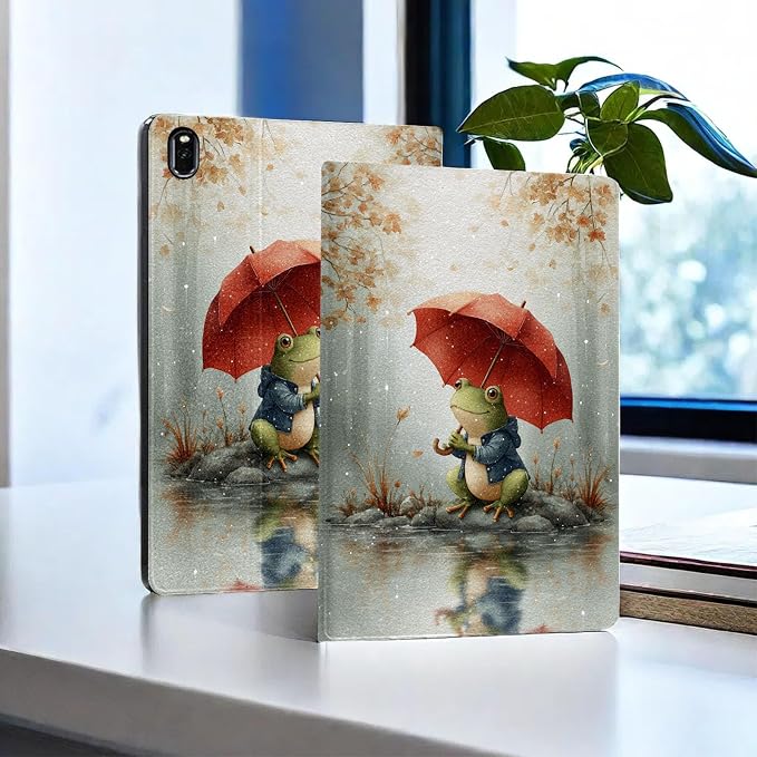 for Samsung Galaxy Tab S10 FE/ S9 FE 5G 10.9 Inch/Galaxy Tab S9 11 Inch 2023 Tablet Case,Auto Wake/Sleep,Adjustable Stand Protective Cover - Kitten Daisy Field