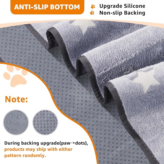 LOOBANI 31 x 36 Washable Pee Pads for Dogs 2 Packs for Playpen, Crate & Car | Super Absorbent, Non-Slip Backing, Soft Plush, Quick-Dry, Machine Washable, Reusable, Perfect for Crate & Car, Grey