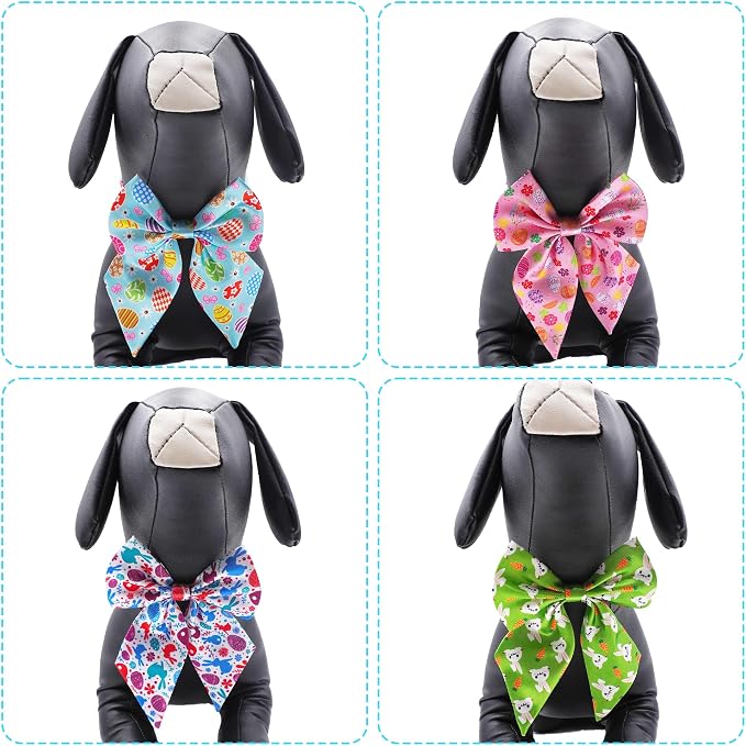 PET SHOW 10 Pack Easter Sailor Dog Bowties for Small Dogs