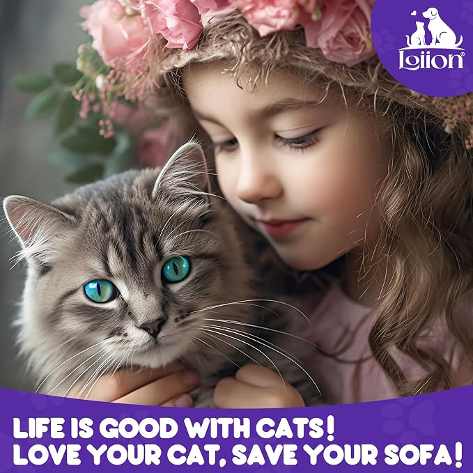 Loiion Cat Scratch Proof Furniture Protector Waterproof Sofa Cover 118"x91" | Pet-Friendly Couch Protector, Anti-Scratch & Anti-Slip Sofa Cover For Cats Dogs Kids, Machine Washable