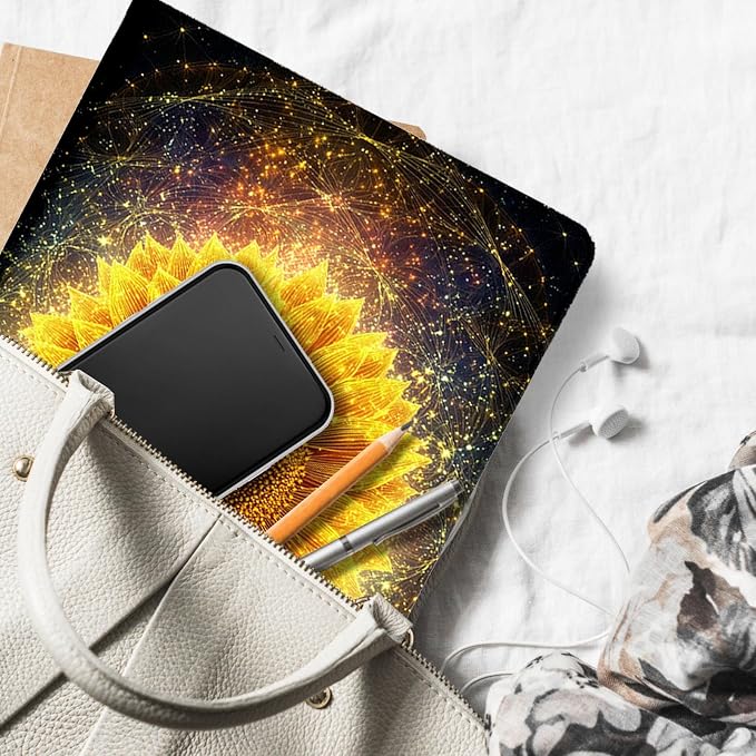 for Microsoft Surface Pro 8-13" 2021 Tablet Case,Auto Wake/Sleep,Adjustable Stand Protective Cover - Sunflower Starry Sky