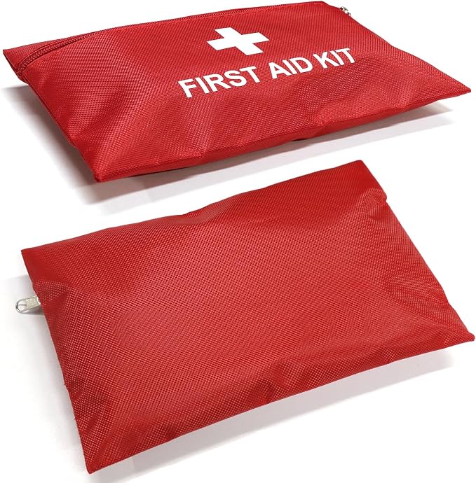 12 Pcs First Aid Kit Empty Bag (Bag Only) | Travel Empty First Aid Pouch for Emergency at Home, Office, Car, Outdoors, Camping