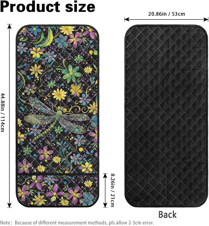 Dragonfly Floral Stretch Armrest Cover for Chairs Sofa Armchair Covers for Arms Dustproof Couch Arms Covers Arm Rest Protector for Sofa Non Slip Lounge Chair Arm Protector