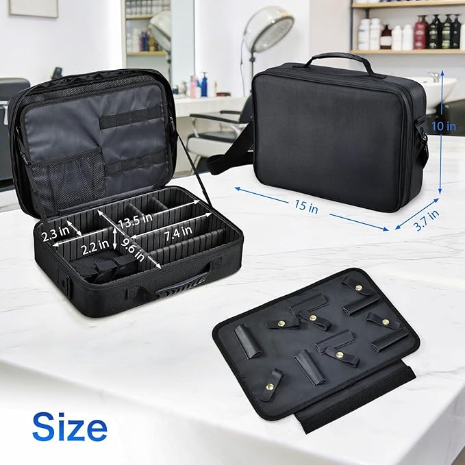 Professional Barber Clipper Case Organizer Bag