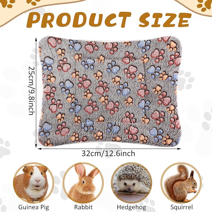 4 Pack Soft Pet Bed Mat Small Dog Crate Fleece | Tuanse Soft Pet Beds Mat Small Dog Crate Fleece,13 X 10 Inches,Gray