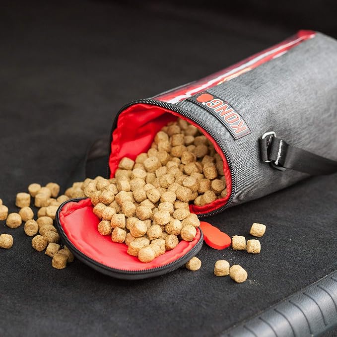 Kong Kibble Storage Dog Food Travel Bag - Portable Food Container for Pets