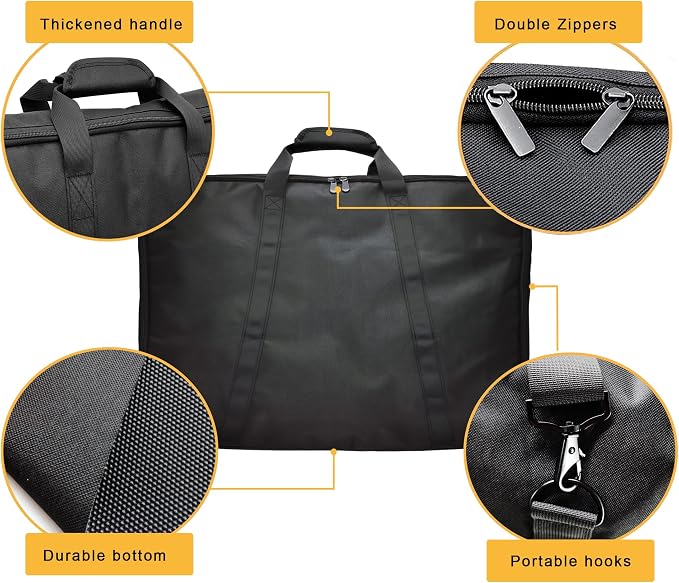 30" Dog Fence Storage Bag for Camping & RV Trips Comfortable Carry | Suitable for Foldable Exercise pens, Dog Fence Travel Bag With Handles, 600D Oxford Fabric,Neat Storage, Wear-Resistant