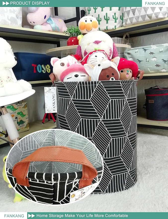 Storage Bin Foldable Nursery Organizer Basket Magic cub | Foldable with Waterproof PE Coating Organizer Bin for Kids Boys and Girls,Office,Bedroom,Clothes
