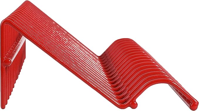 ARES 62005 2-Pc Red 16-Slot Plier Rack Set - Tool Drawer Organizer | 3/4-In Slots Fit Most Pliers; PVC Coating Prevents Slippage