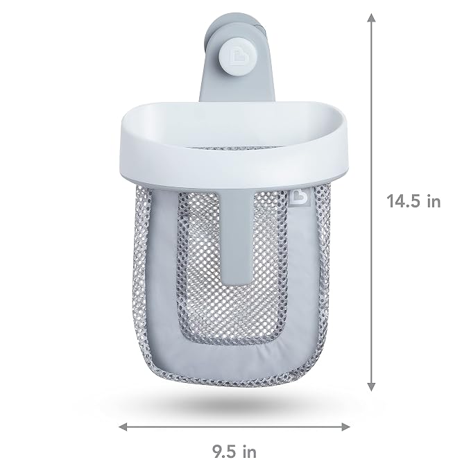 Munchkin Super Scoop Hanging Bath Toy Organizer, Grey