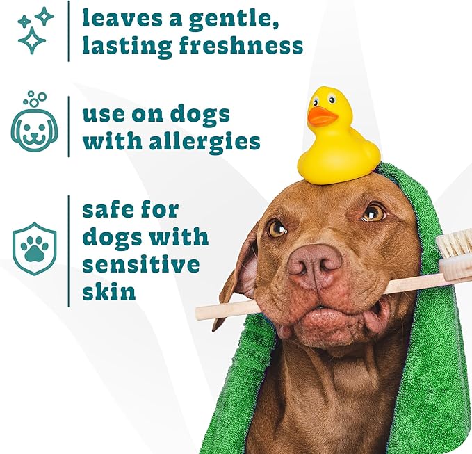 Espree Hypoallergenic Dog Shampoo & Conditioner, Dog Grooming Supplies, Tearless Formula with Aloe Vera, Made Without Sulfates, Parabens, Harsh Chemicals and Dyes, Safe for Sensitive Skin, 20oz