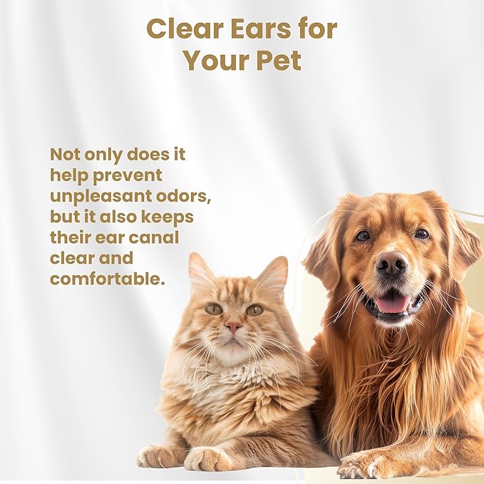 Bio PetActive BioOtic Ear Cleaner for Dogs and Cats | 3.38 fl oz