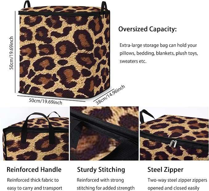 2pcs blanket storage bag for under bed,closet organizers 95L | clothing sweater sheet bedding comforter duvet quilt pillow toy storage bags with lids,dorm room essentials for containers