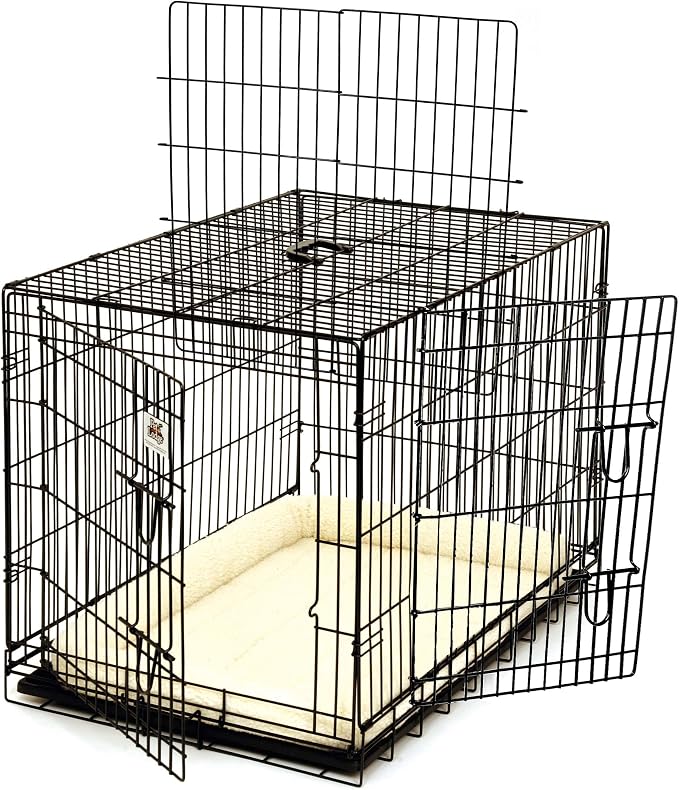 Pet Lodge® Fleece Pet Bed | Crate Pad | Machine Washable Dog Bed | Easily Storable