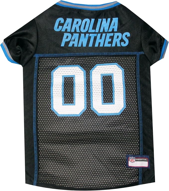 NFL CAROLINA PANTHERS DOG Jersey, Large, CAR-4006-LG