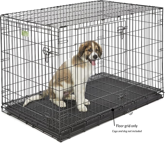 MidWest Homes for Pets Floor Grid for Dog Crate | Elevated Floor Grid Fits MidWest Folding Metal Dog Crate Models 1548U, 1548DDU, 1648U, 1648DDU, 748UP, 448, 448DD