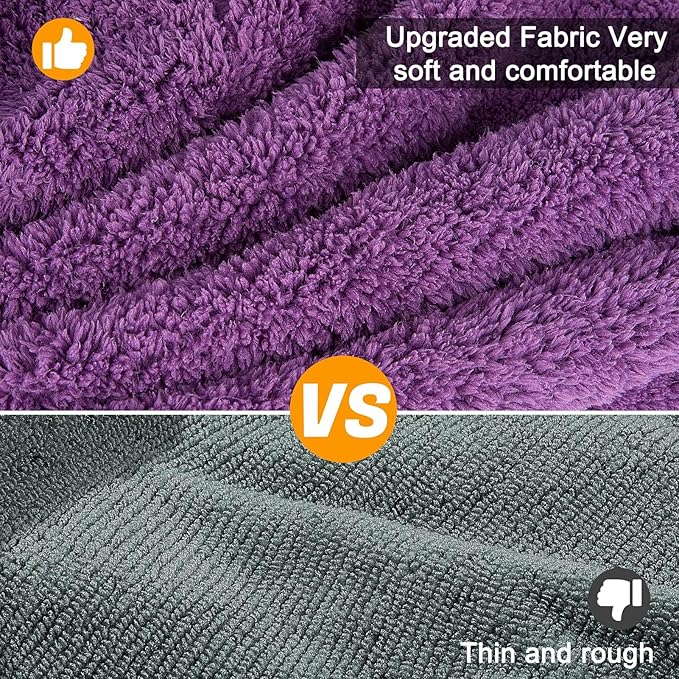 Dog Bathrobe Super Absorbent Dog Towels Large Quick Drying Robes for After Bath Soft Adjustable Warm Keeping Dogs Towel(S-XXL)