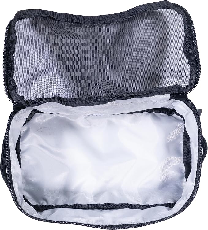 Packing Cube with Transparent Mesh Top X-small - Cool Gray
