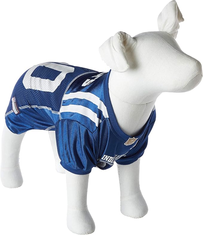 Pets First NFL Indianapolis Colts Dog Jersey, Size X-Large, Football Shirt Costume for Pet, Dog Sports T-Shirt, NFL Team Clothing for Cats, Licensed Pet Apparel Available in 7 Sizes and 32 Teams