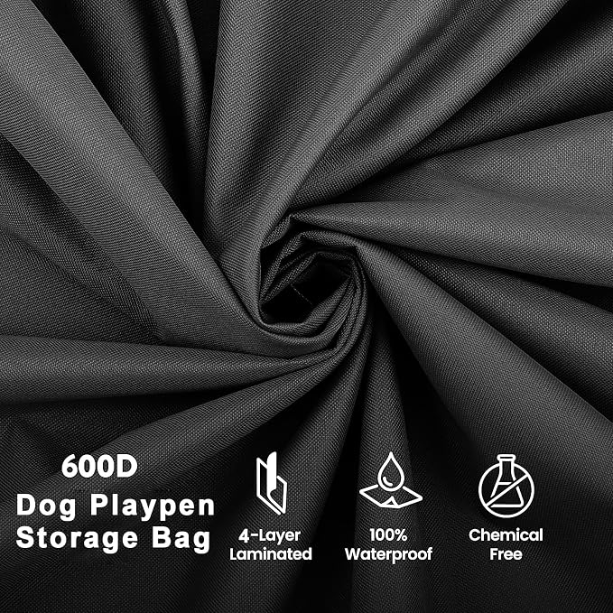 32" Dog Fence Storage Bag for Camping & RV Trips Comfortable Carry | Suitable for Foldable Exercise pens, Dog Fence Travel Bag With Handles, 600D Oxford Fabric,Neat Storage, Wear-Resistant
