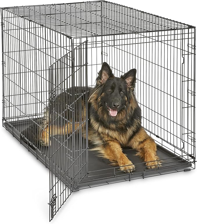 New World by Midwest 48-Inch Single Door Crate, XL Breeds, 90-110 lbs