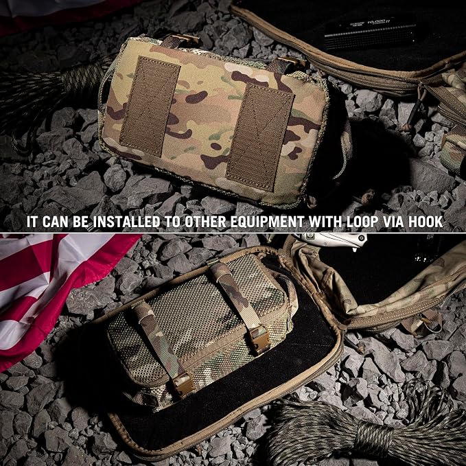 3 PCS Tactical Modular Packing Cubes, Large Capacity Mesh Storage Bag,Outdoor Travel Organize Storage Pouches Bags.