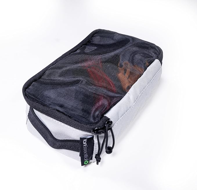Packing Cube with Transparent Mesh Top X-small - Cool Gray