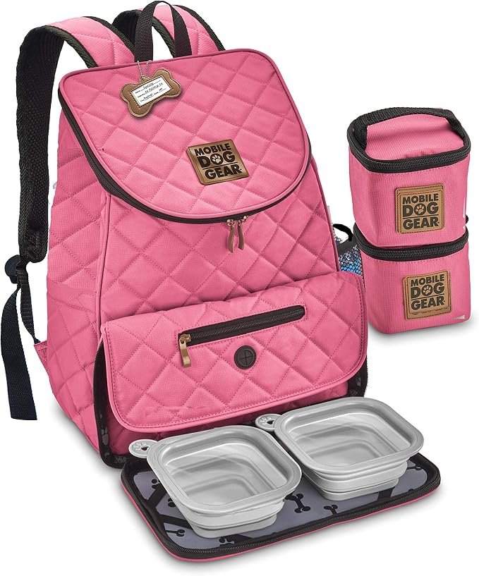 Mobile Dog Gear, Weekender Backpack, One Size, Meets Airline Regulations, Pink