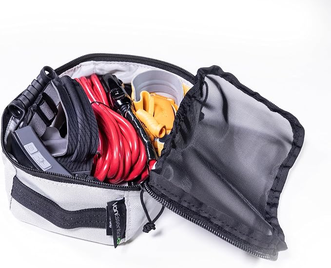Packing Cube with Transparent Mesh Top X-small - Cool Gray
