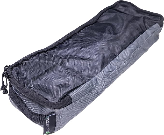 Packing Cube with Transparent Mesh Top Small - Charcoal Gray