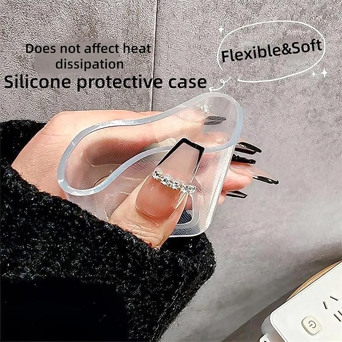Cute Charger Cord Protector for iPhone Charger,DIY Transparent Charger Cable Protector Wire Saver,Not Yellowing,Soft Phone Cable Protector,Cable Charger Protector for iPad iPhone15 16 17 Pro Max