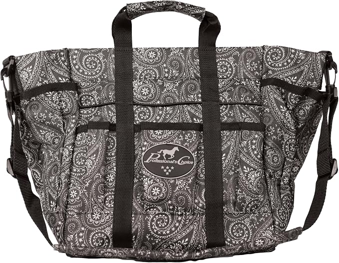 Professional's Choice Tack Tote | Grooming Bag | Paisley/Black