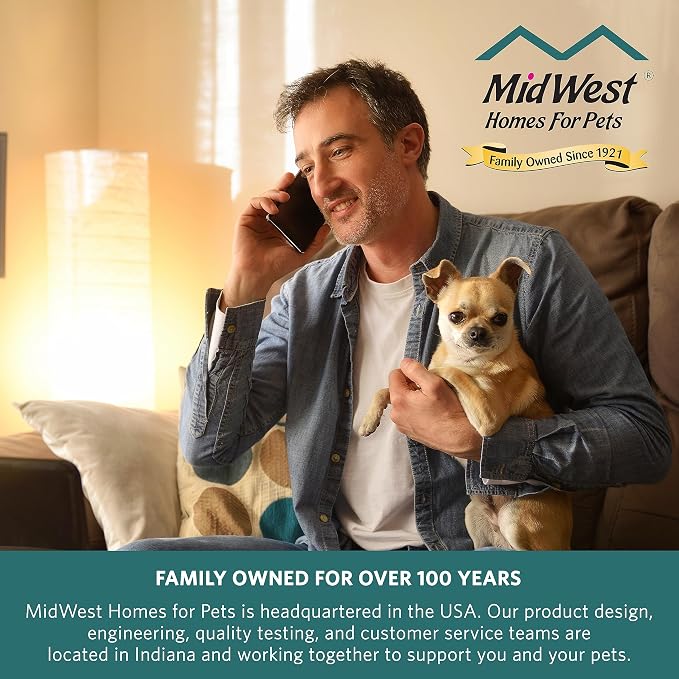 MidWest Homes for Pets QuietTime XXS Dog Bed - Gray Faux Fur Bolster, Ultra-Soft and Machine Washable, Fits 18-Inch Crates and Carriers, for Small Dogs and Cats