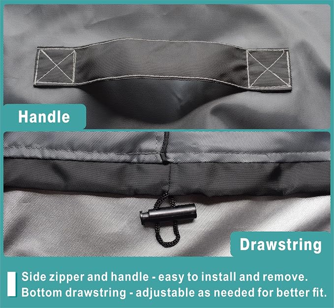 Folding Bed Storage Cover for 38" Rollaway Bed, 600D Waterproof Gray | Protect your folding bed from dust, moisture and dirt with a durable 600D cover featuring zipper access for easy storage