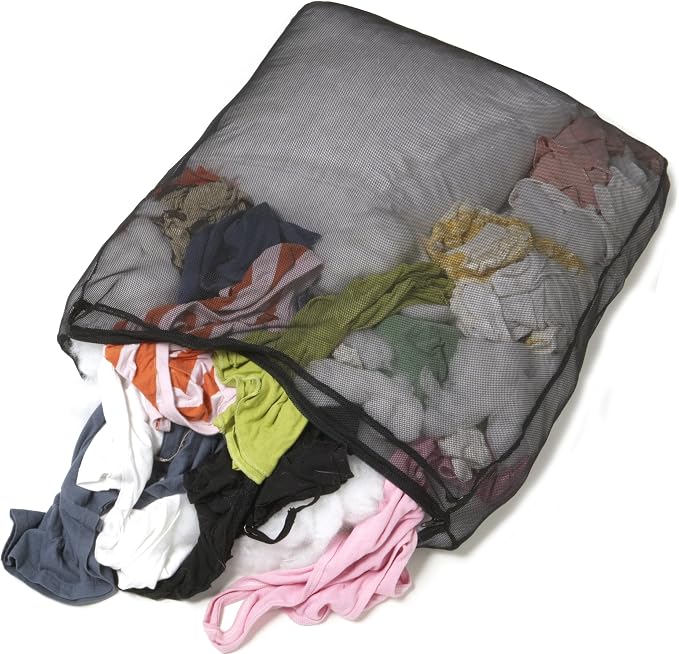Molly Mutt Dog Bed Stuff Sack, 100% Nylon, Zippered Mesh Stuff Bag for Dog Bed, Puppy Bed, or Cat Bed, Durable, Washable, and Free of Harmful Chemicals, Square, 20" x 20" x 4"