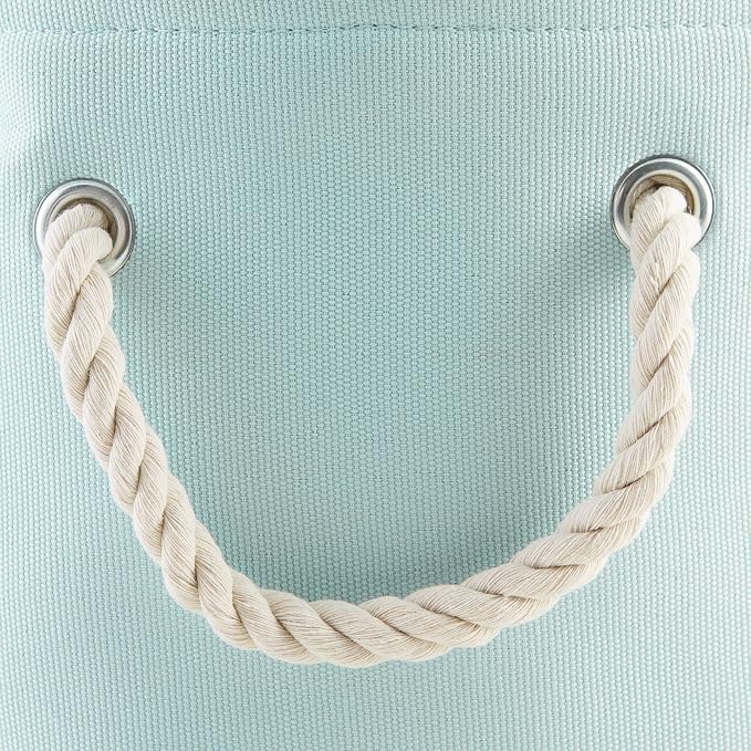 Bone Dry Pet Storage Collection Collapsible Bin, Medium Round, Aqua