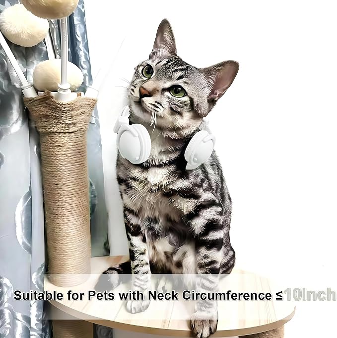 Olyre Pet Headphones for Small Dogs Cats, Adjustable Decorative Neckwear