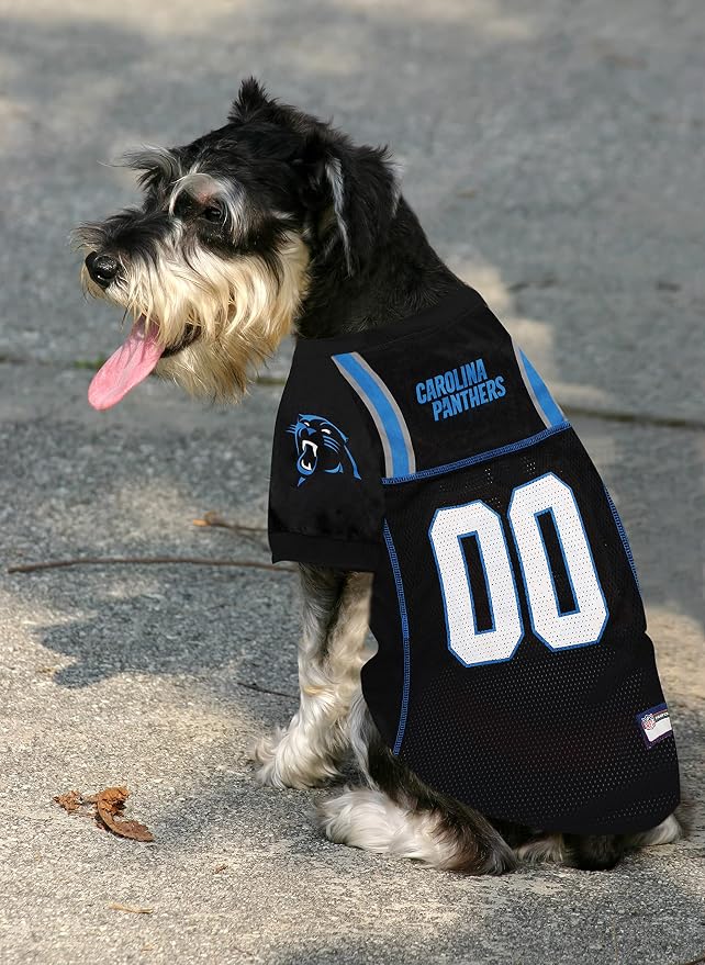 Pets First NFL NFC South Mesh Jersey for Dogs, Medium, Carolina Panthers