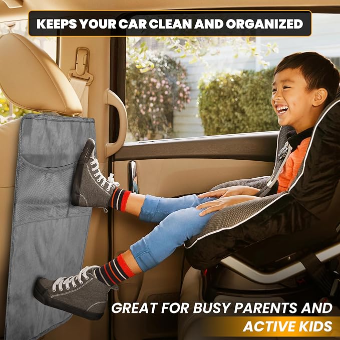 EcoNour Car Kick Mats Back Seat Protector