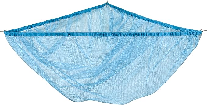 Handy Laundry Stuffed Animal Organizer Hammock, Mesh Toy Storage Net for Kids Room, Holds 30+ Plushies, Easy Wall Mount, Expands to 5.5 Feet, 2-Pack, White