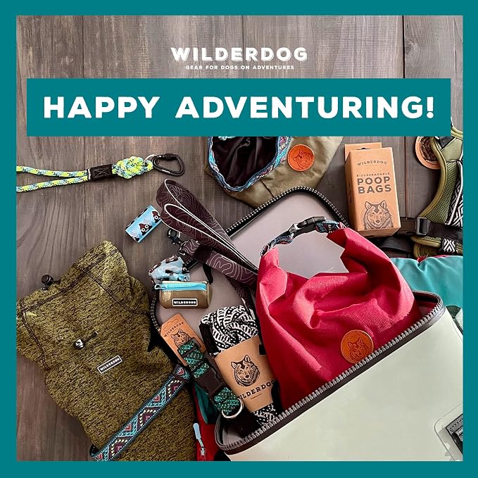 Wilderdog Dog Poop Bag Holder - Dark Green