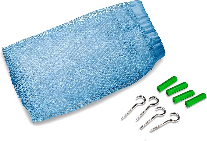 Handy Laundry Jumbo Toy Hammock - Organize stuffed animals or children's toys Looks great with any décor while neatly organizing kid's toys and stuffed animals. Expands to 5.5 feet (Blue)
