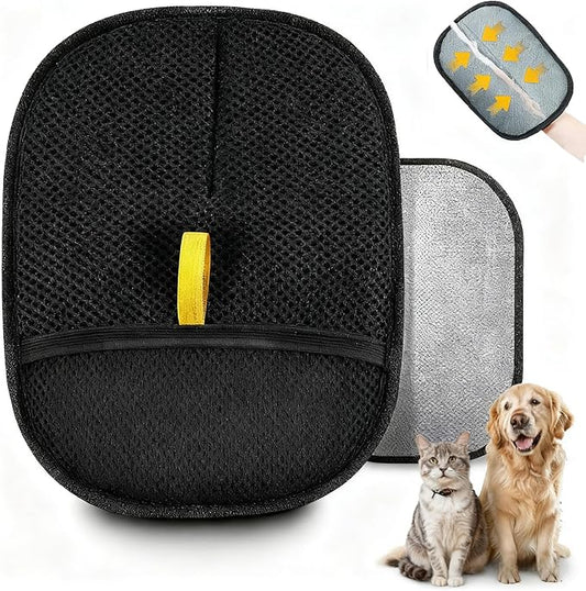 Pet Hair Removal Glove for Cats&Dogs,Upgraded Electrostatic Pet Hair Glove,Reusable Magic Brush Pet Hair Remover Tool for Laundry,Couch,Carpet,Car Seat ﻿