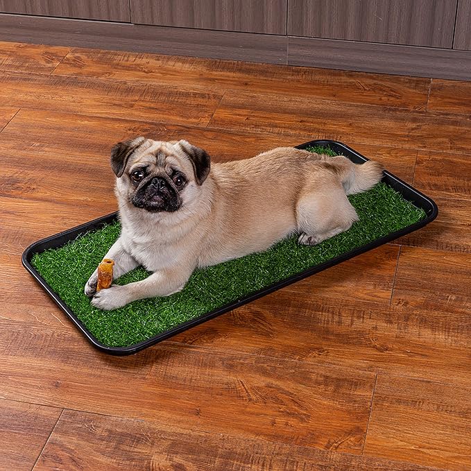Boot Tray Black, 40x20 in - Waterproof Shoe Mat, Recycled Material | 1.25 in raised edge traps mud, water & snow - ideal for entryway, mudroom, garage, porch or car trunk