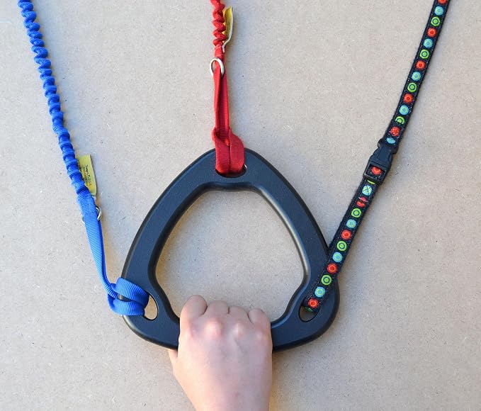 3-Way Dog Leash Handle, 3 Leads Holder for Walking Multiple Dogs. Undo Leash Tangles in Seconds While Walking.